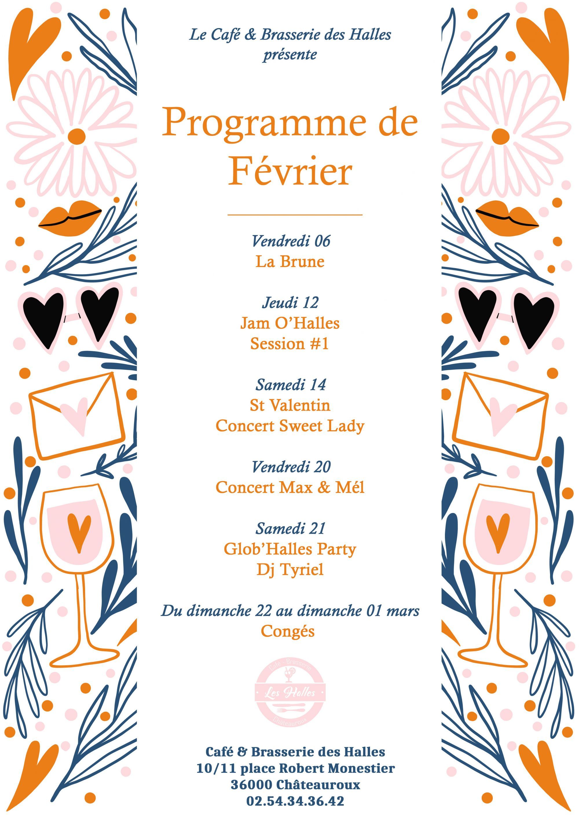 Programme de février